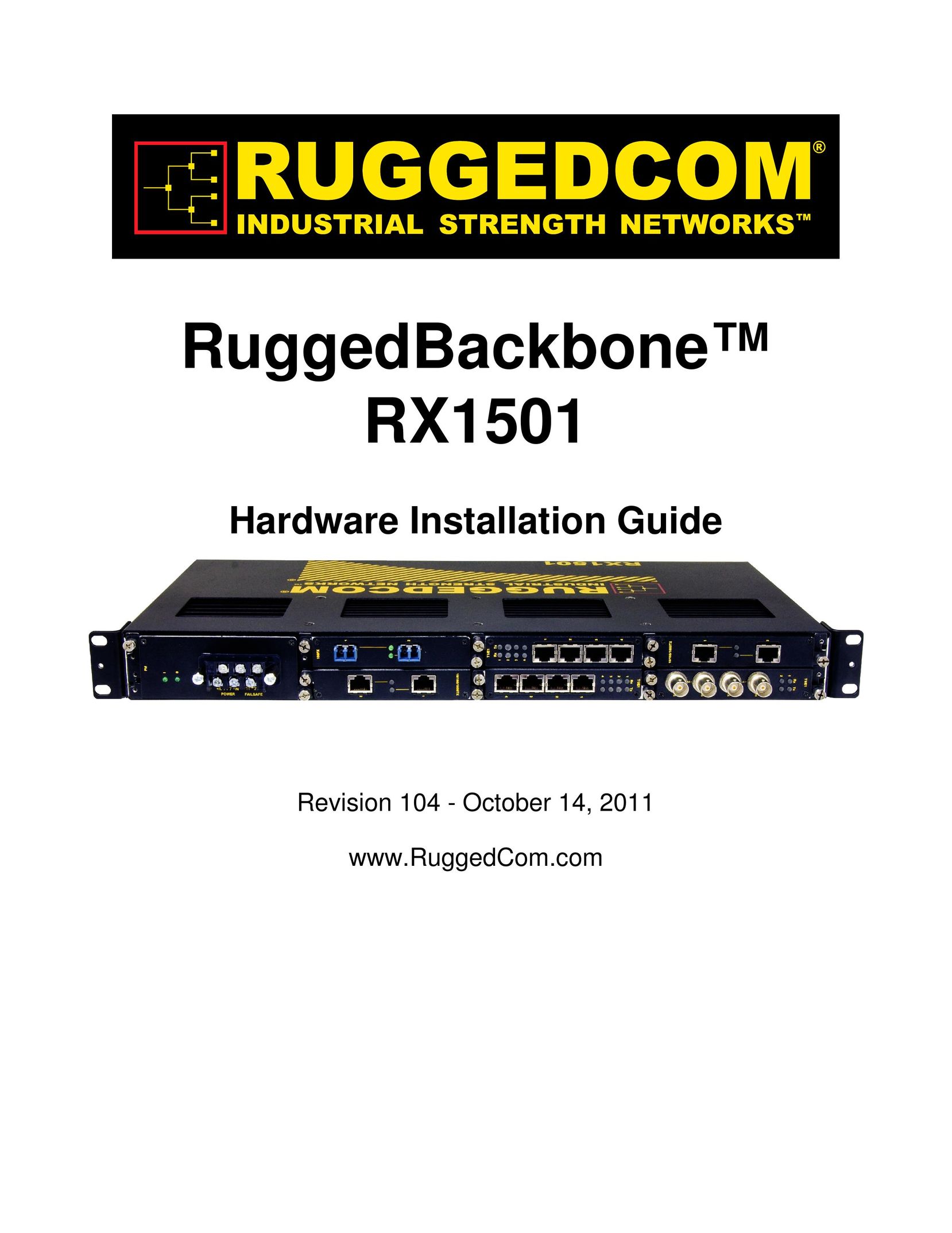 RuggedCom RX1501 Computer Hardware User Manual