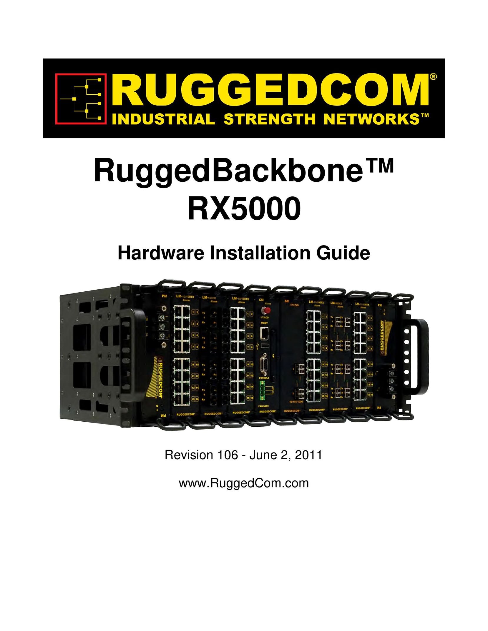 RuggedCom RX5000 Computer Hardware User Manual