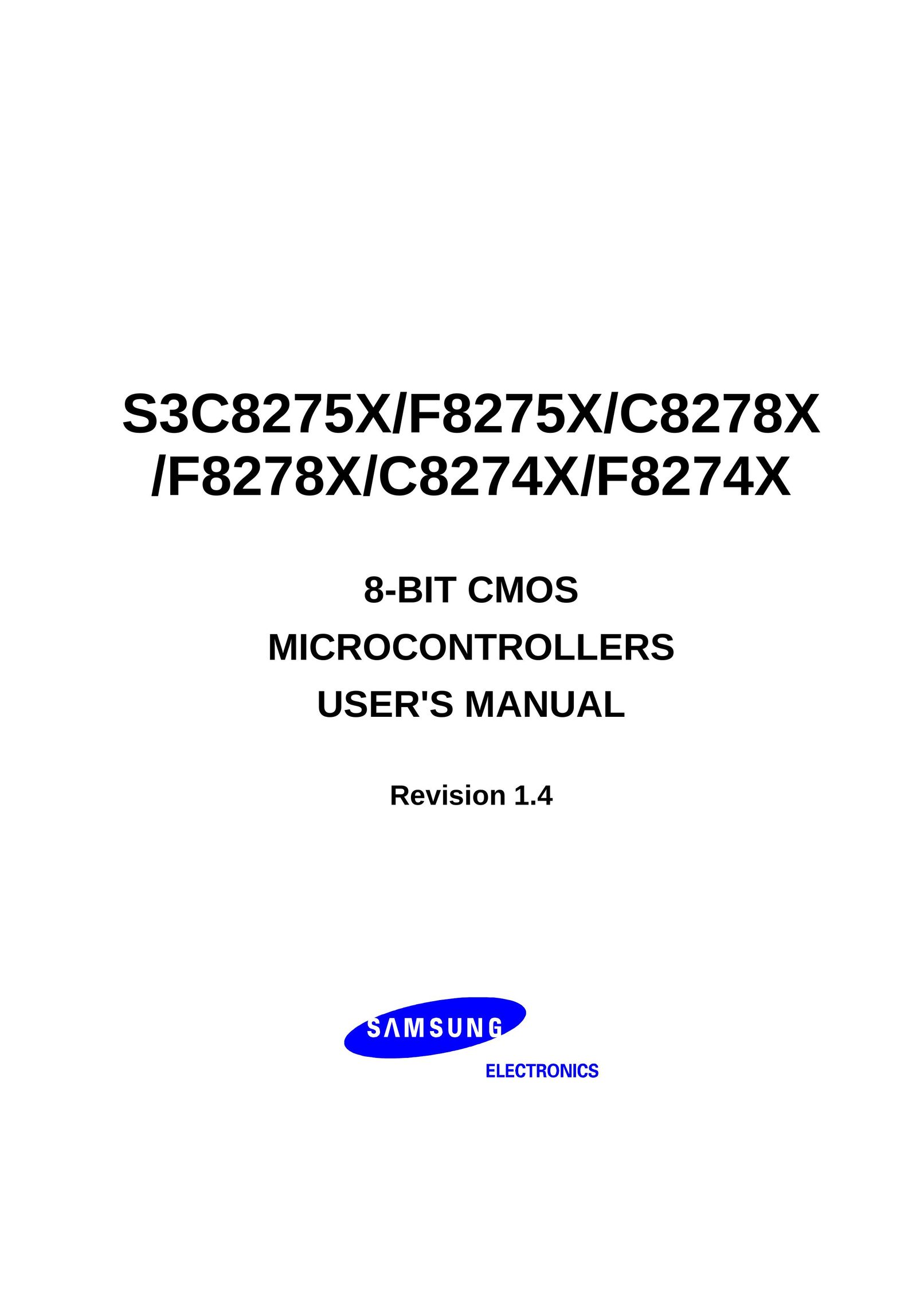 Samsung F8274X Computer Hardware User Manual