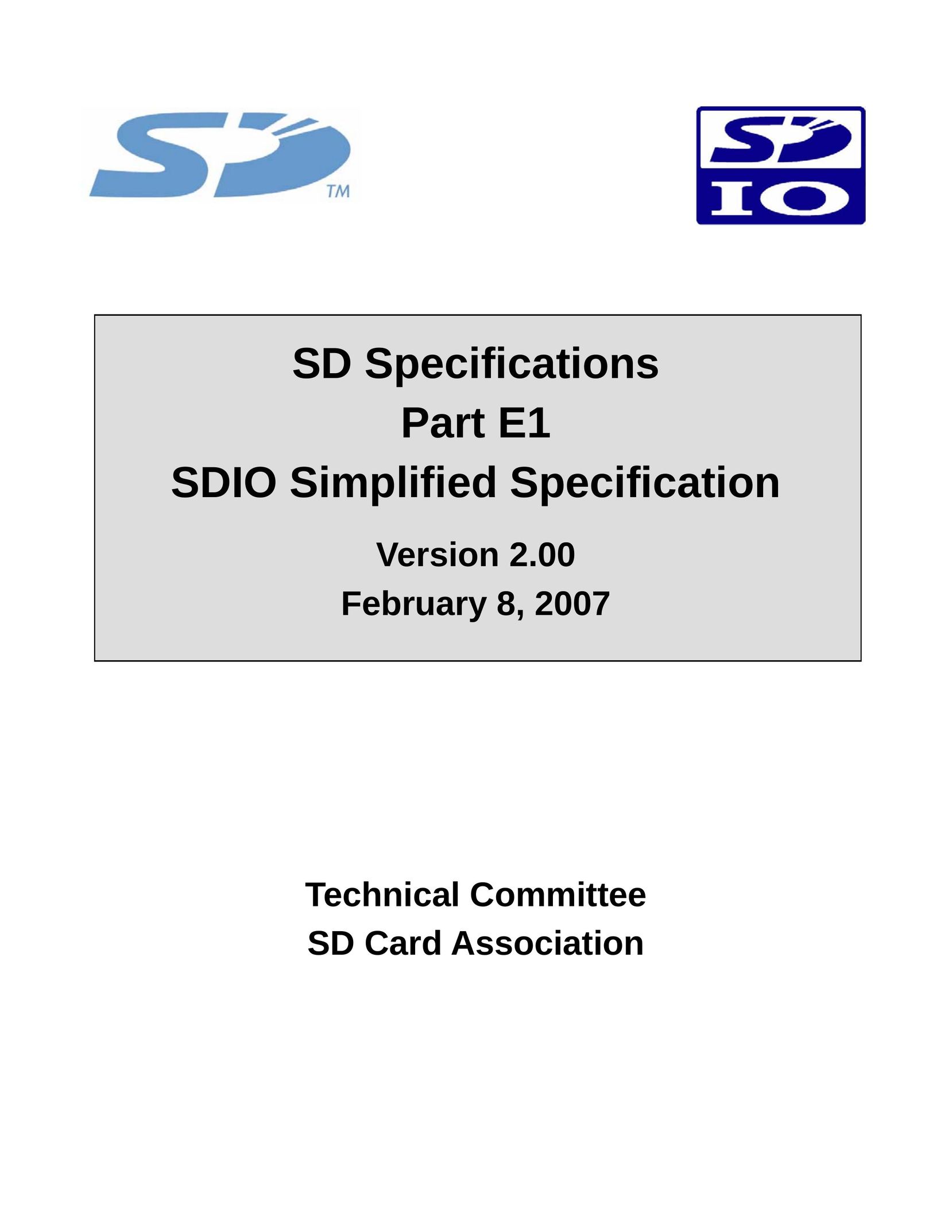 SDI Technologies SDIO Card Computer Hardware User Manual