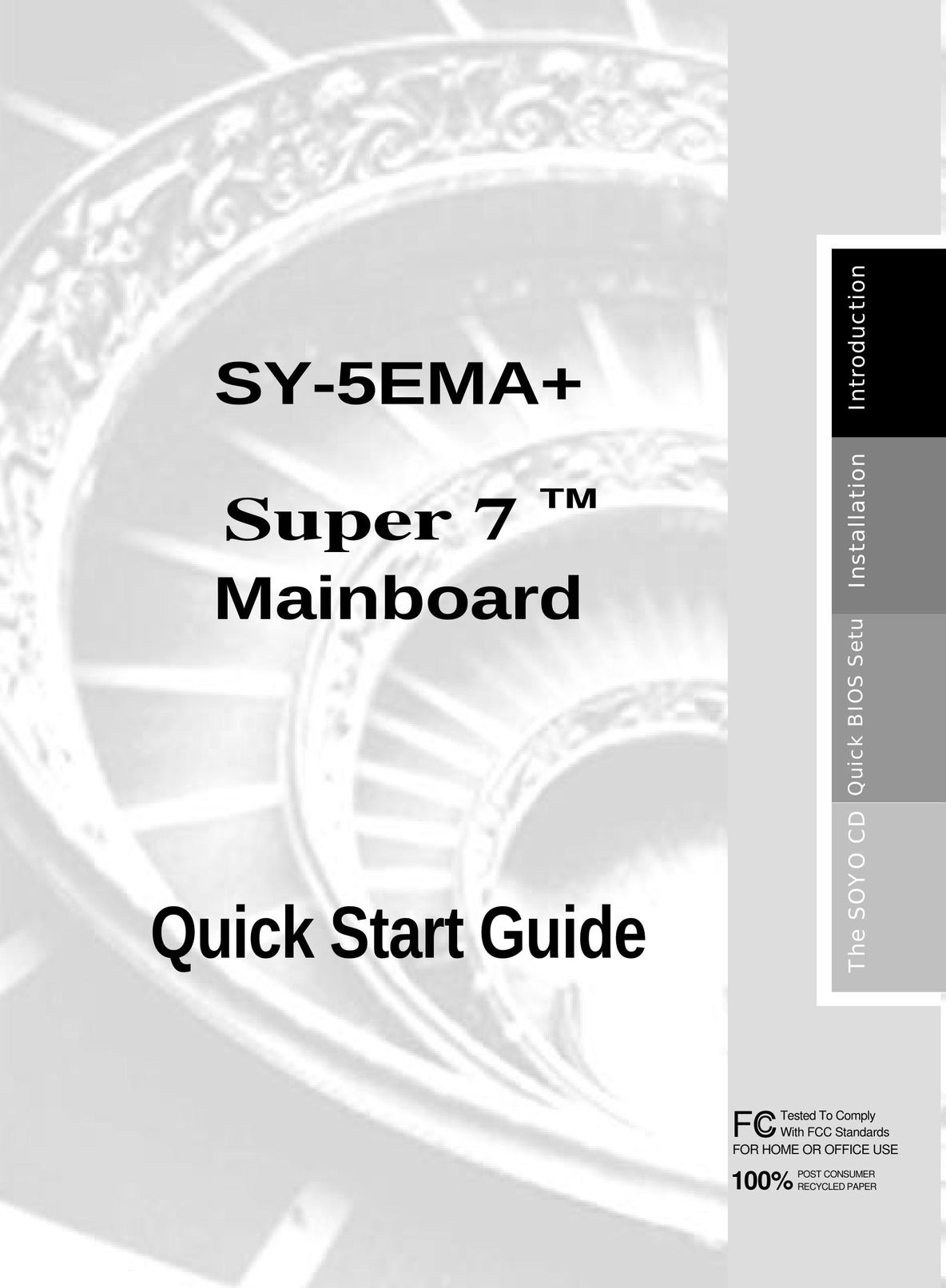 SOYO SY-5EMA+ Computer Hardware User Manual