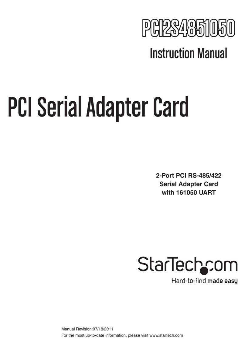 StarTech.com RS-485/422 Computer Hardware User Manual