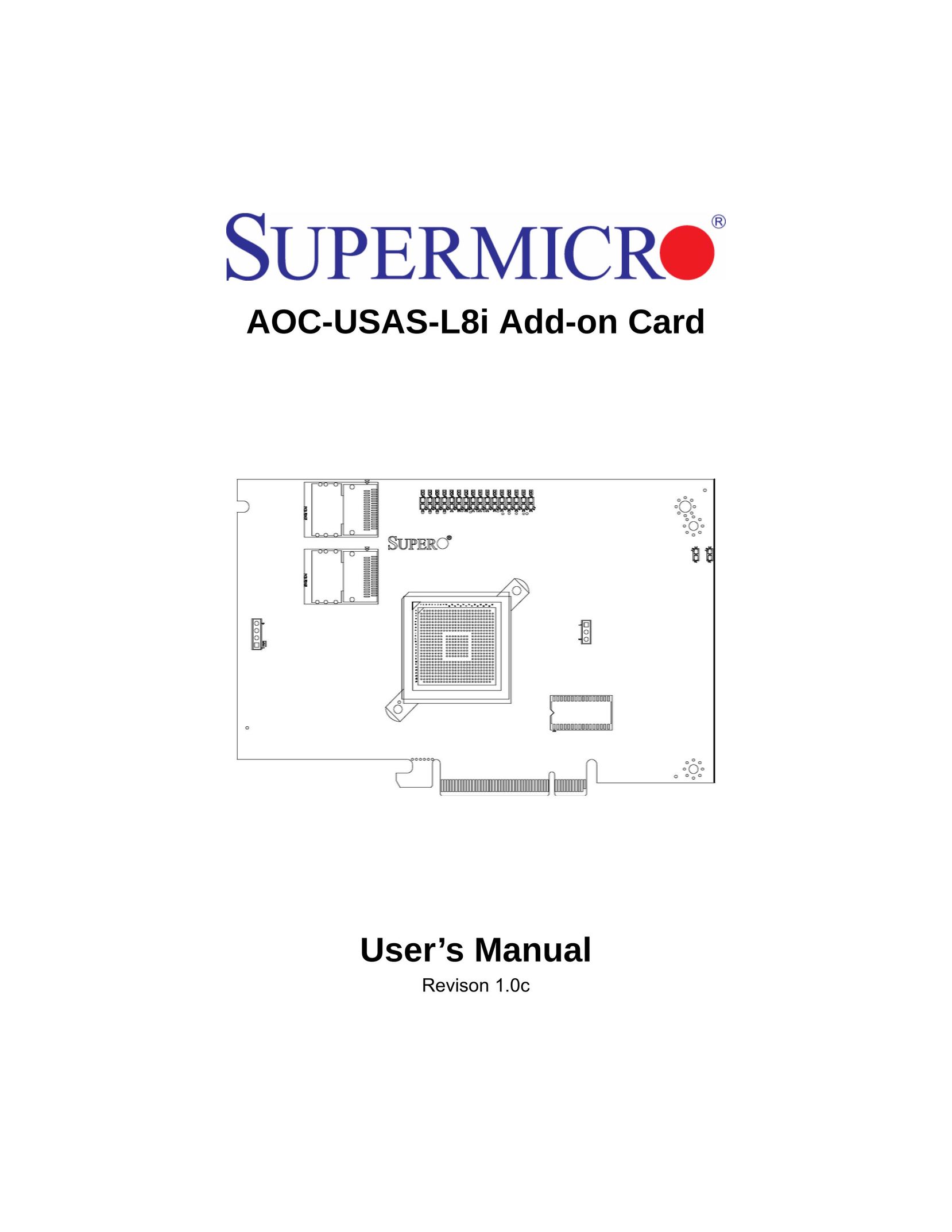 SUPER MICRO Computer AOCS2308LL8E Computer Hardware User Manual