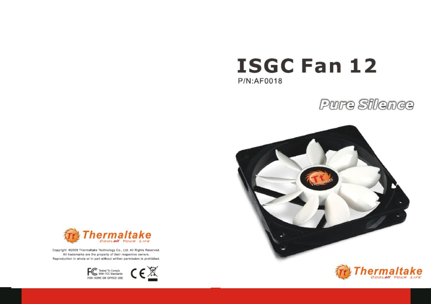 Thermaltake ISGC Fan 12 Computer Hardware User Manual