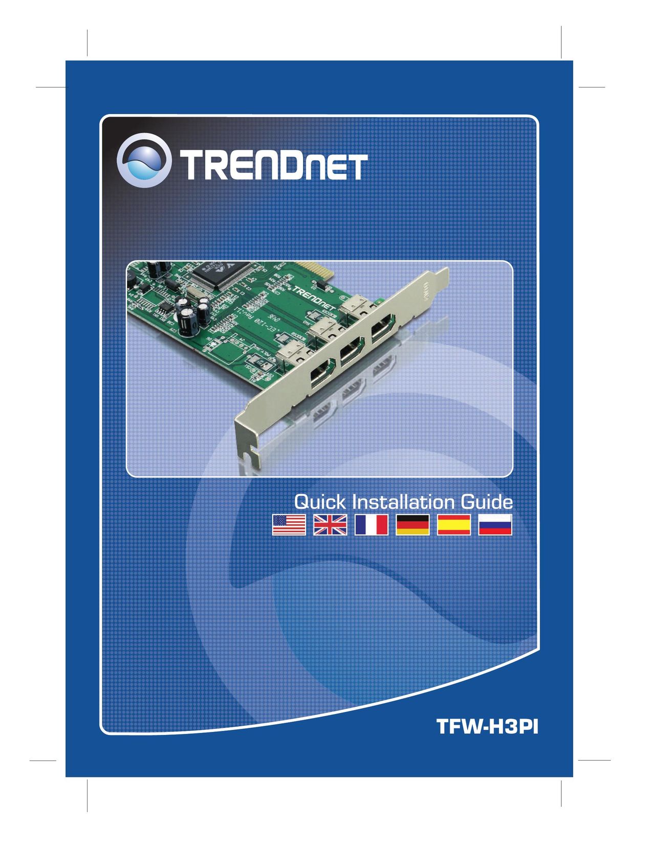 TRENDnet TFW-H3PI Computer Hardware User Manual
