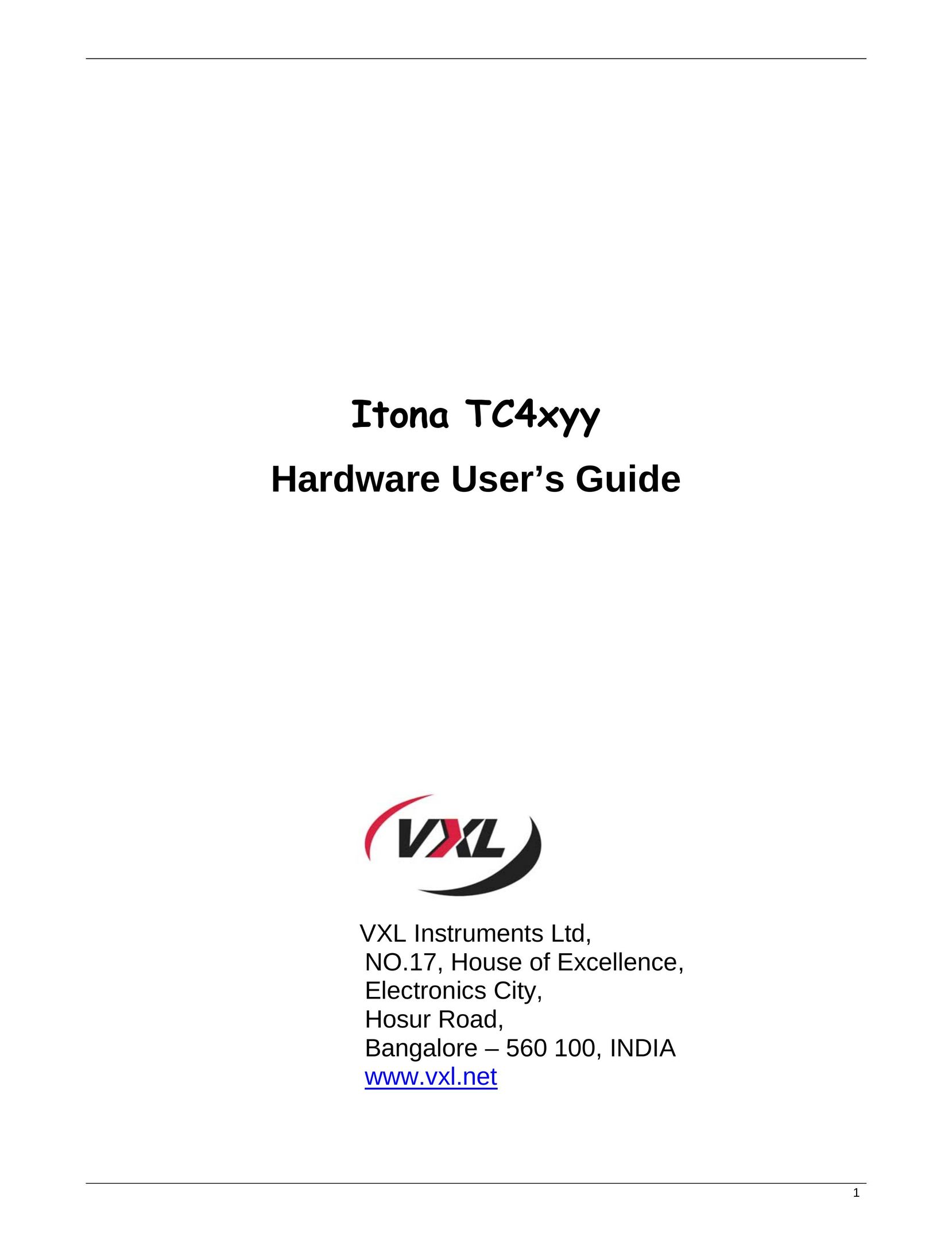 VXI TC4XYY Computer Hardware User Manual