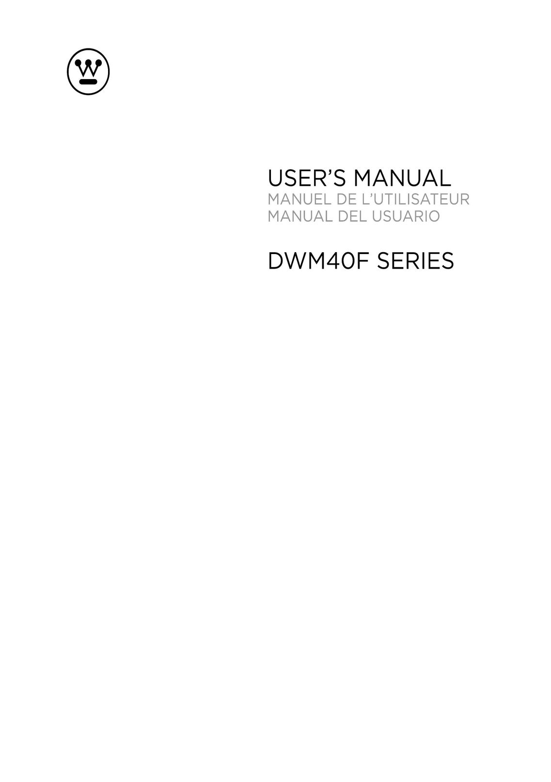 Westinghouse DWM40F Computer Hardware User Manual