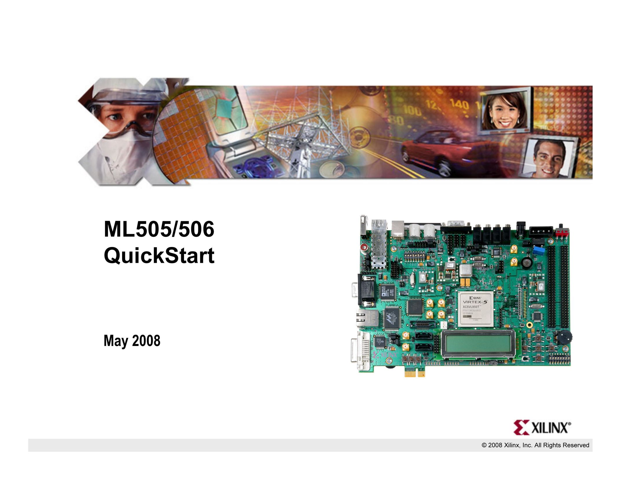 Xilinx ML505 Computer Hardware User Manual