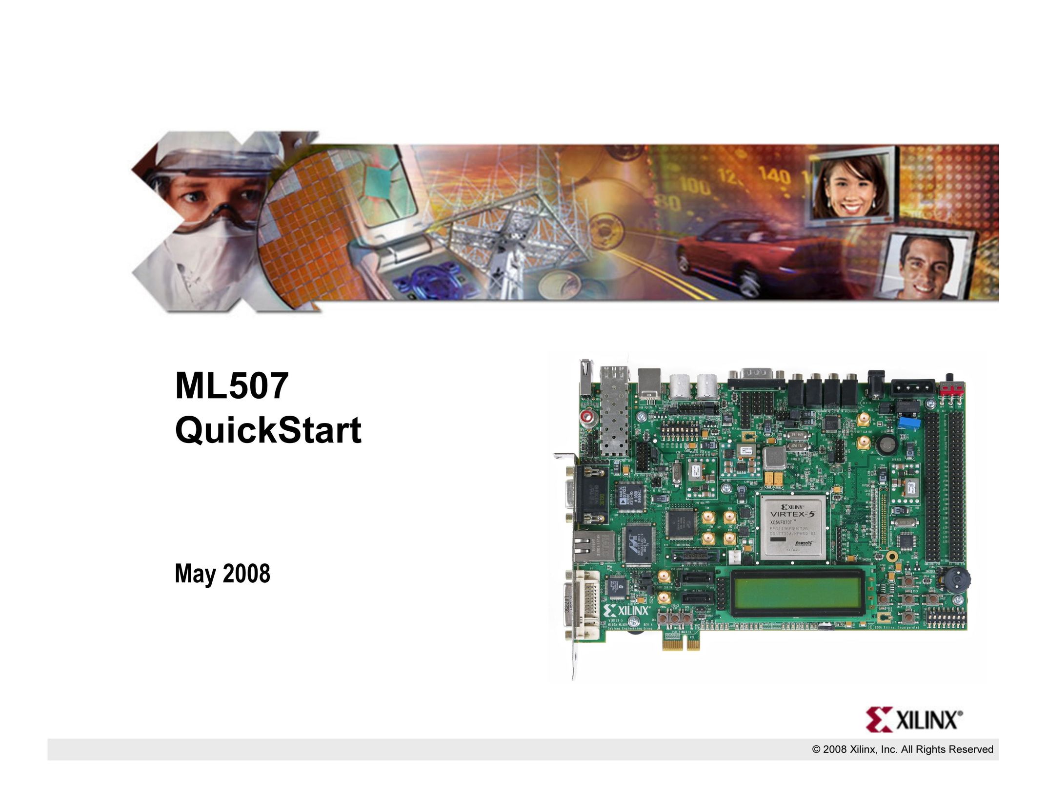 Xilinx ML507 Computer Hardware User Manual