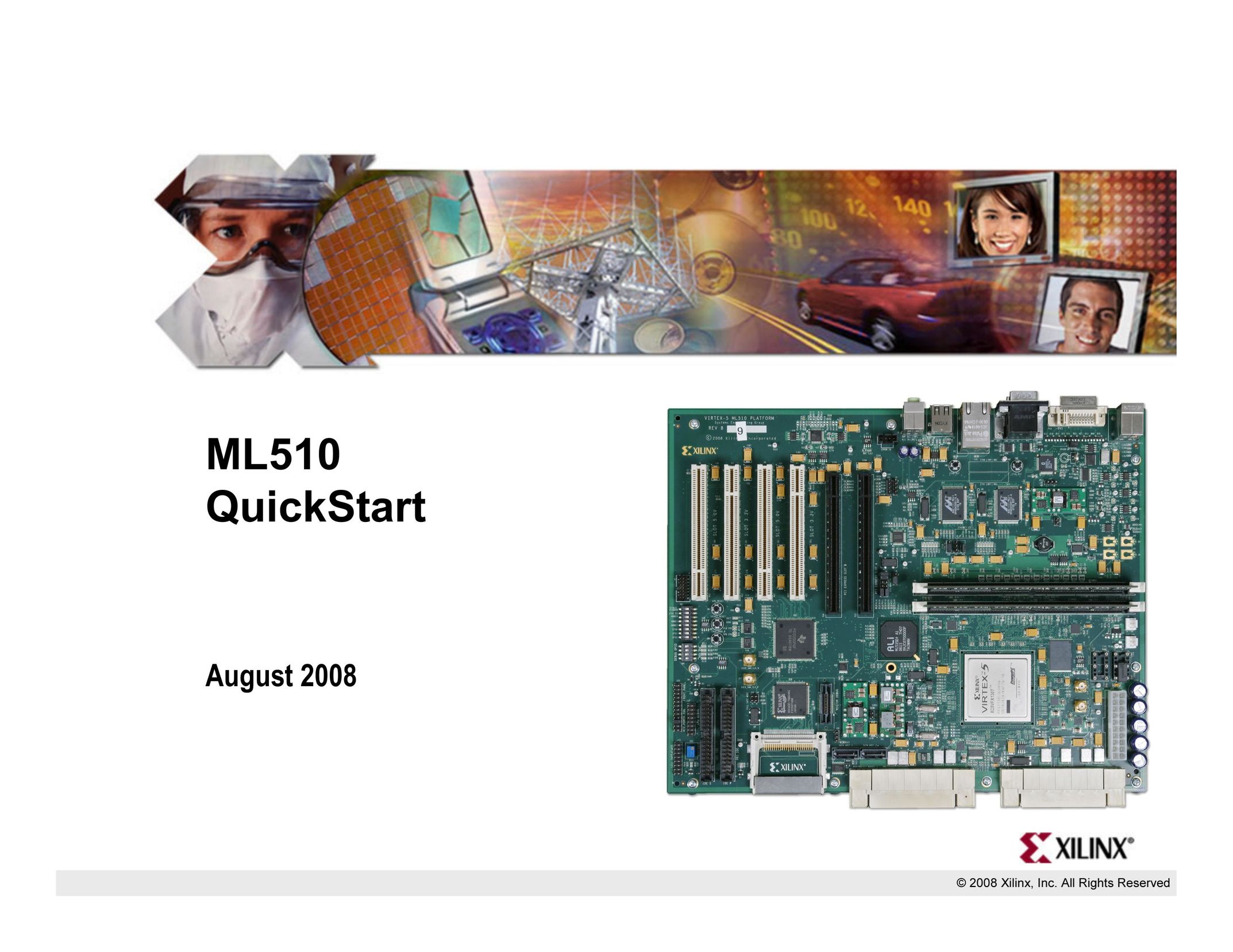 Xilinx ML510 Computer Hardware User Manual