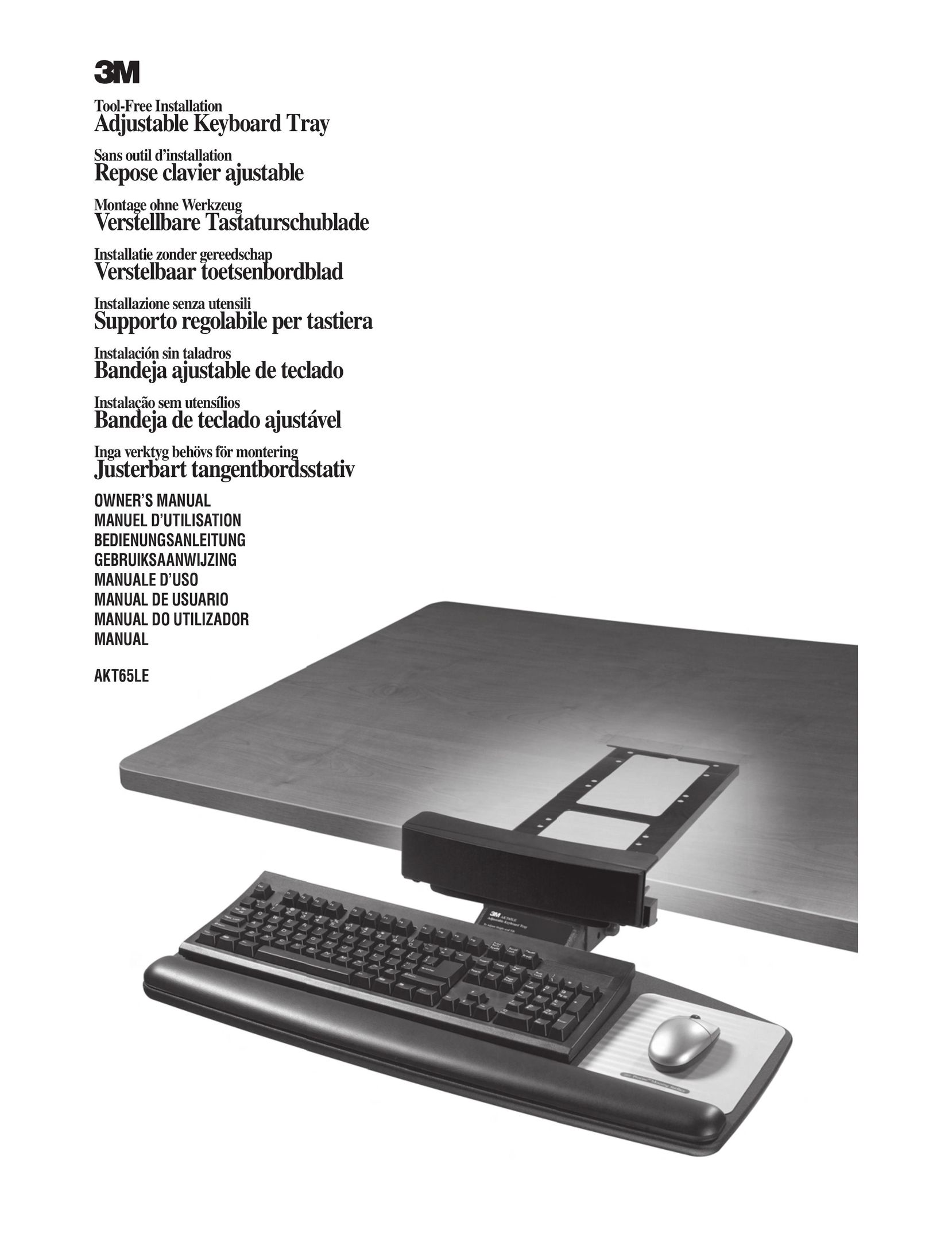 3M AKT65LE Computer Keyboard User Manual