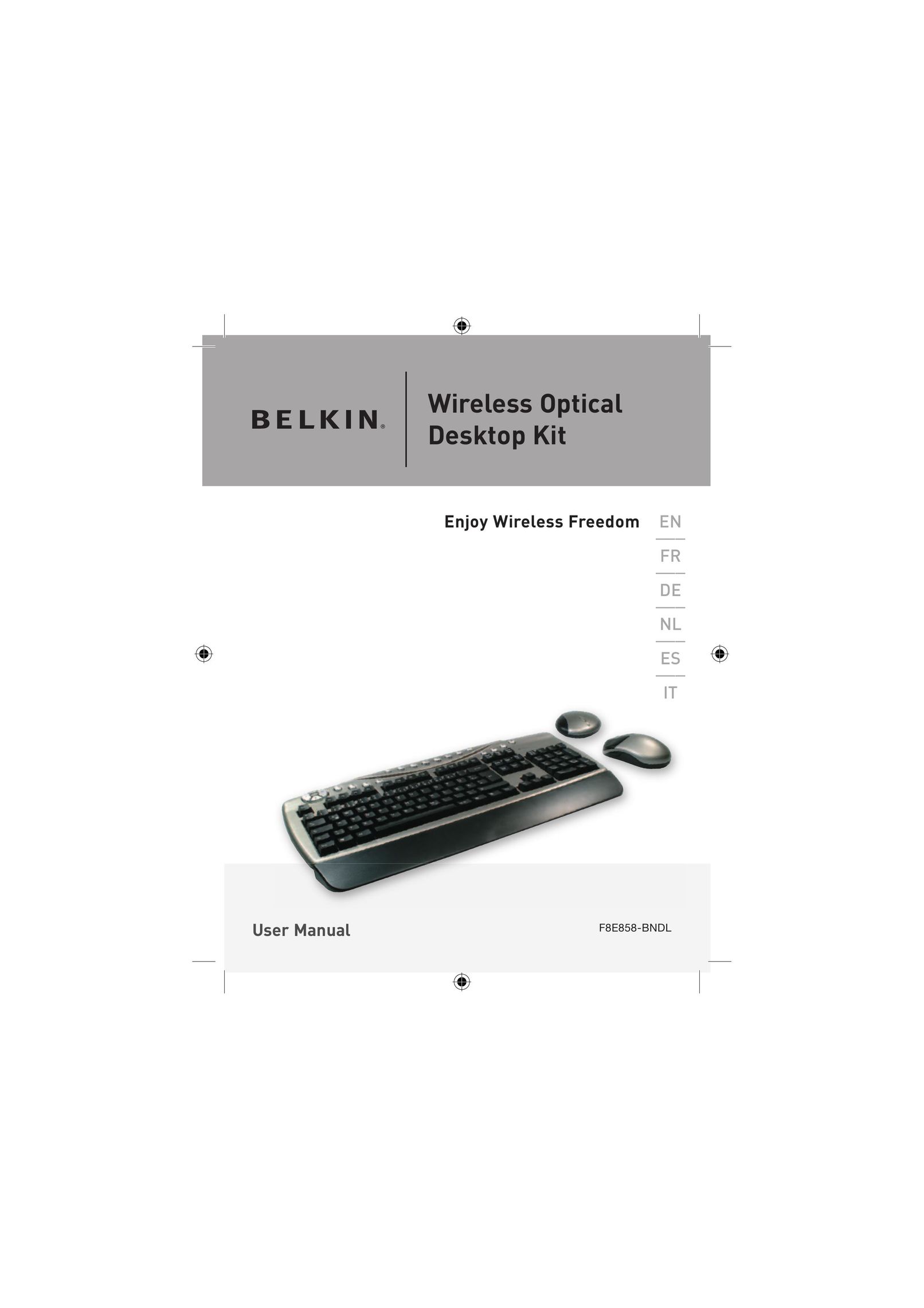 Belkin F8E858-BNDL Computer Keyboard User Manual