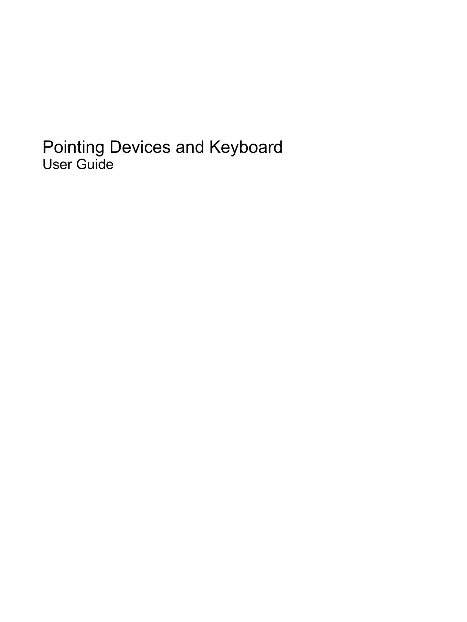 HP (Hewlett-Packard) 460105-001 Computer Keyboard User Manual