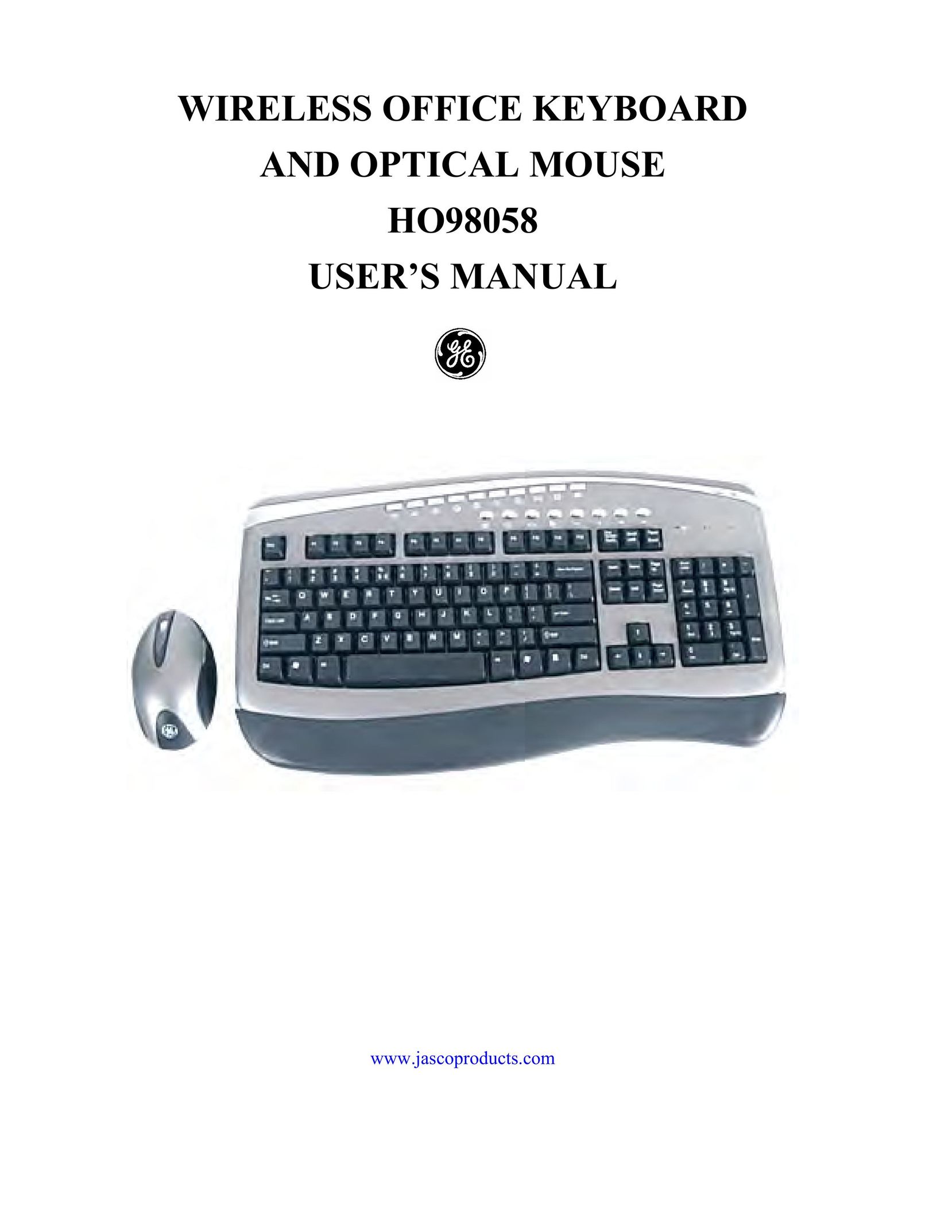 Jasco HO98058 Computer Keyboard User Manual