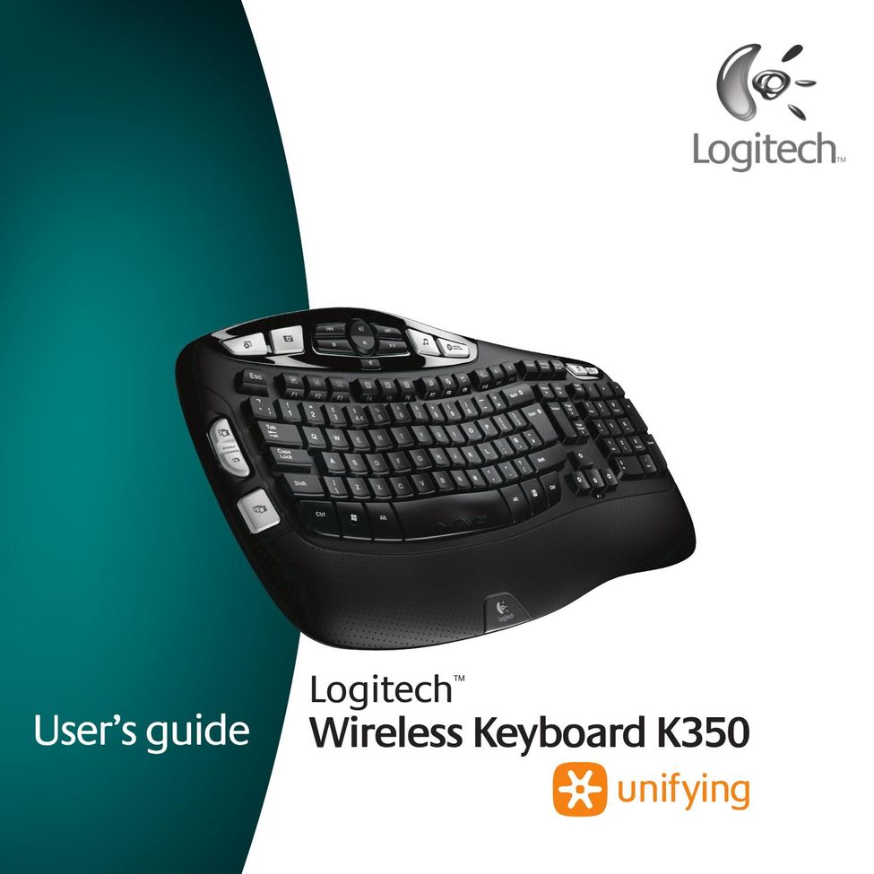 Logitech K350 Computer Keyboard User Manual