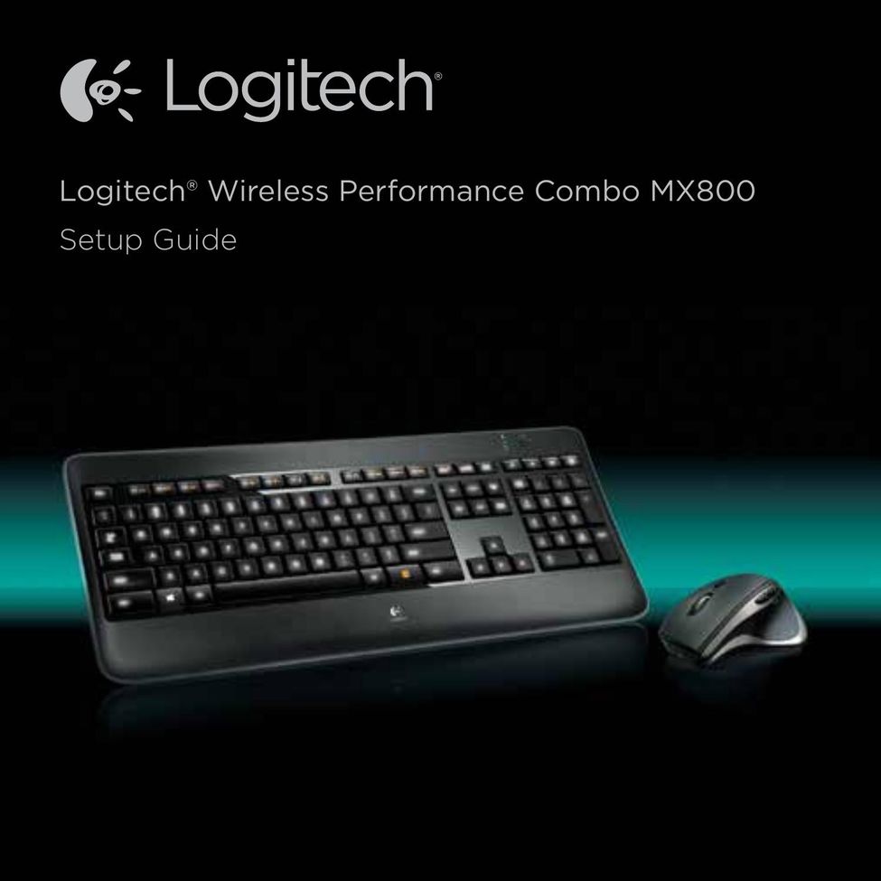 Logitech MX800 Computer Keyboard User Manual