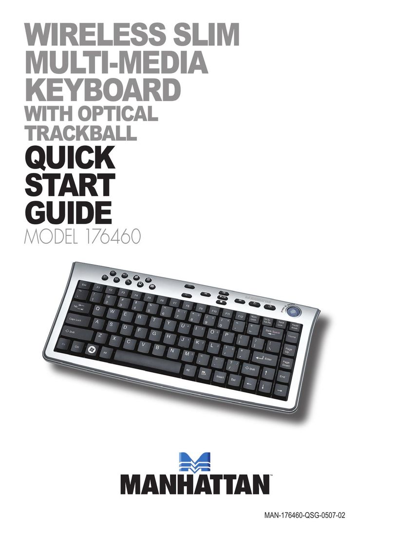 Manhattan Computer Products 176460 Computer Keyboard User Manual