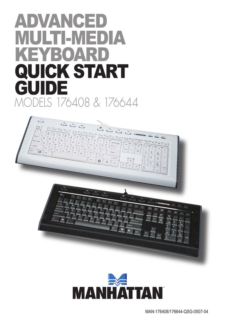 Manhattan Computer Products 176644 Computer Keyboard User Manual