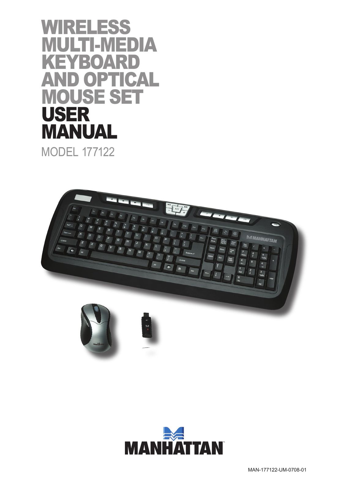 Manhattan Computer Products 177122 Computer Keyboard User Manual