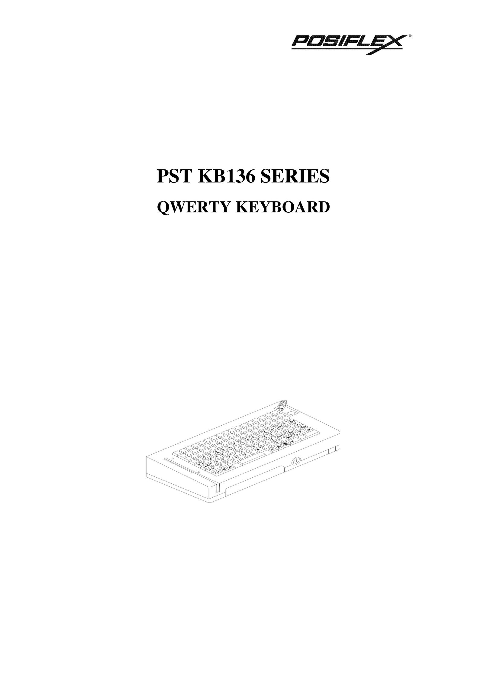 POSIFLEX Business Machines PST KB136 Computer Keyboard User Manual