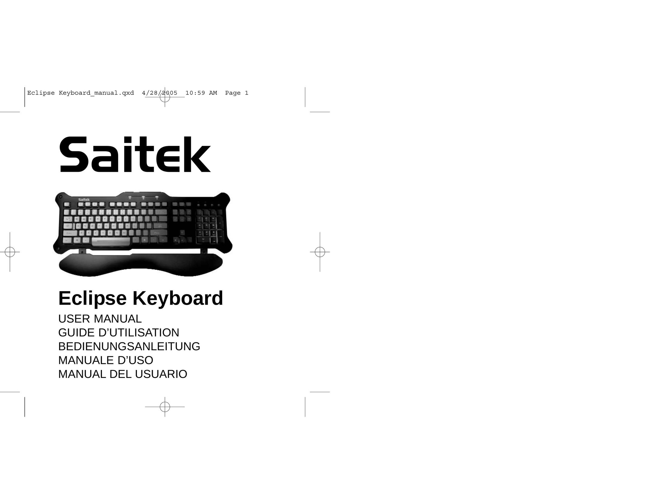 Saitek PZ10A Computer Keyboard User Manual