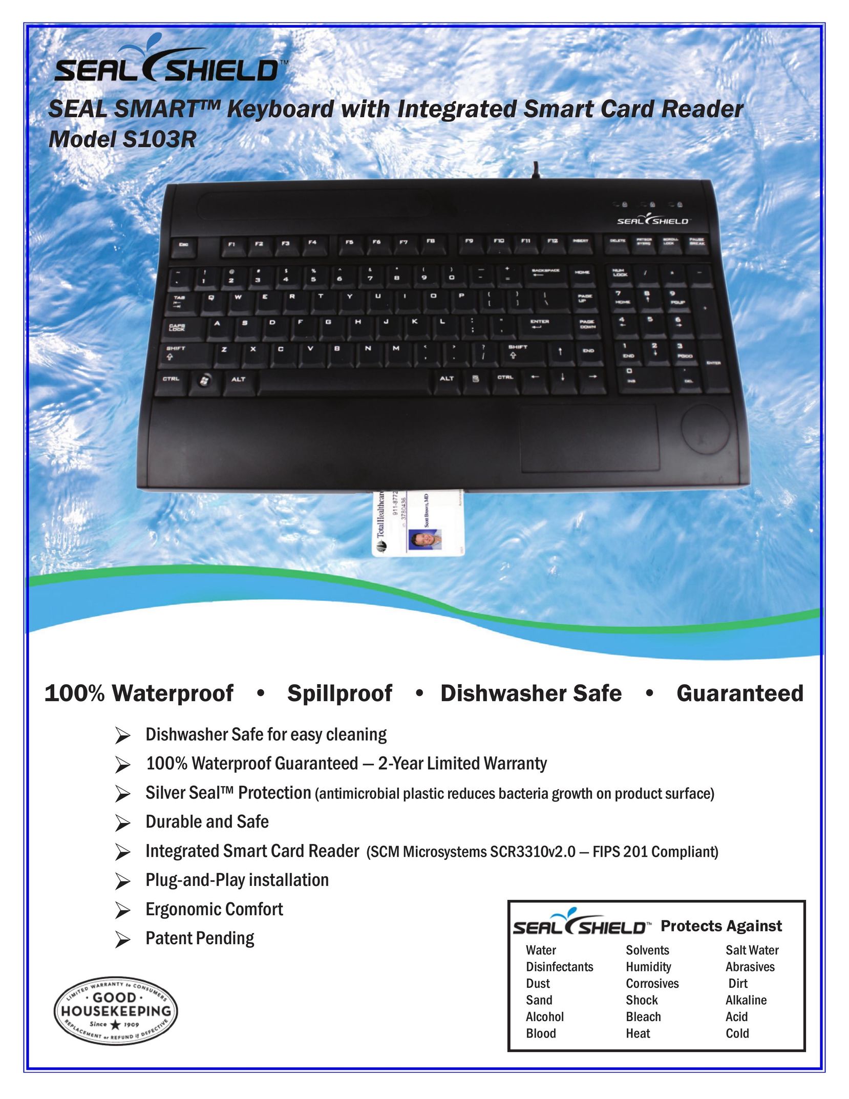 Seal Shield S103R Computer Keyboard User Manual