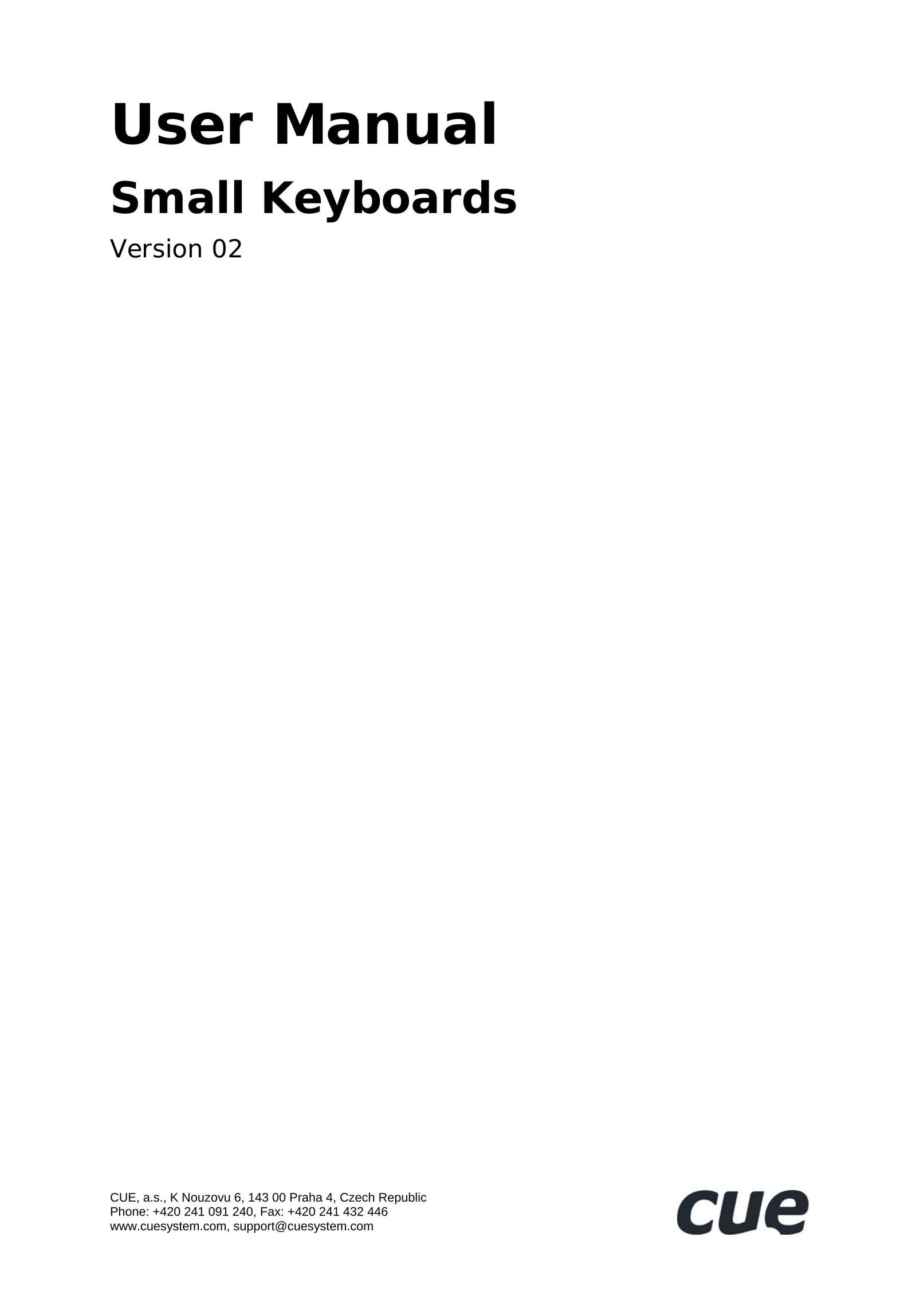 SIIG UM022_02 Computer Keyboard User Manual
