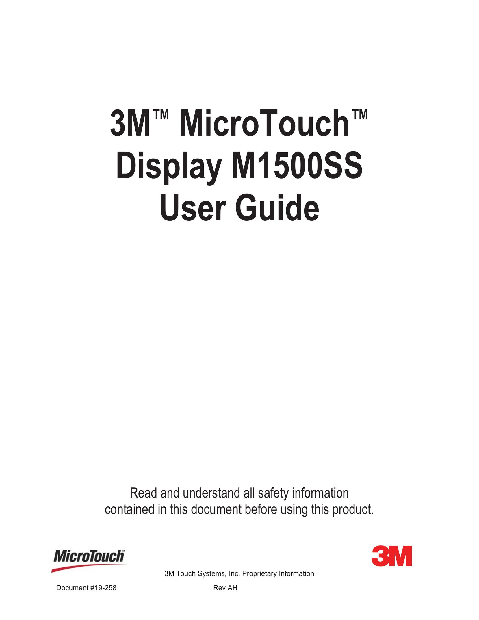 3M 11-81375-227 Computer Monitor User Manual