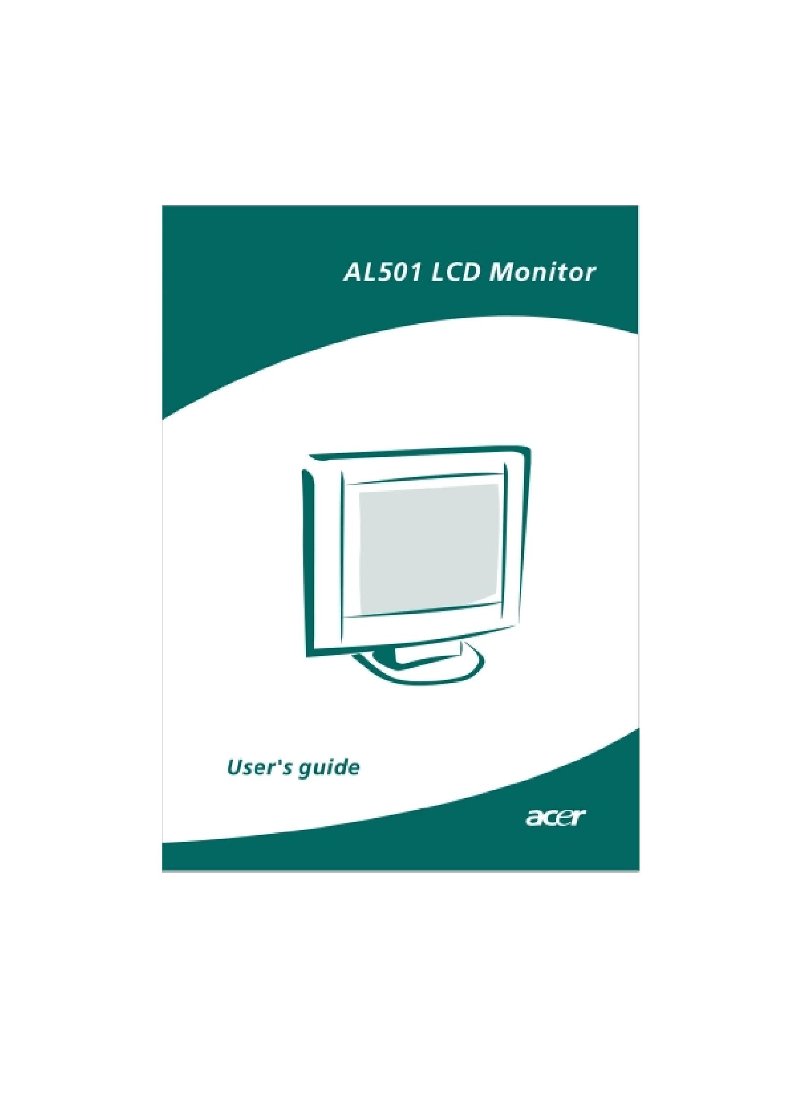 Acer AL501 LCD Computer Monitor User Manual