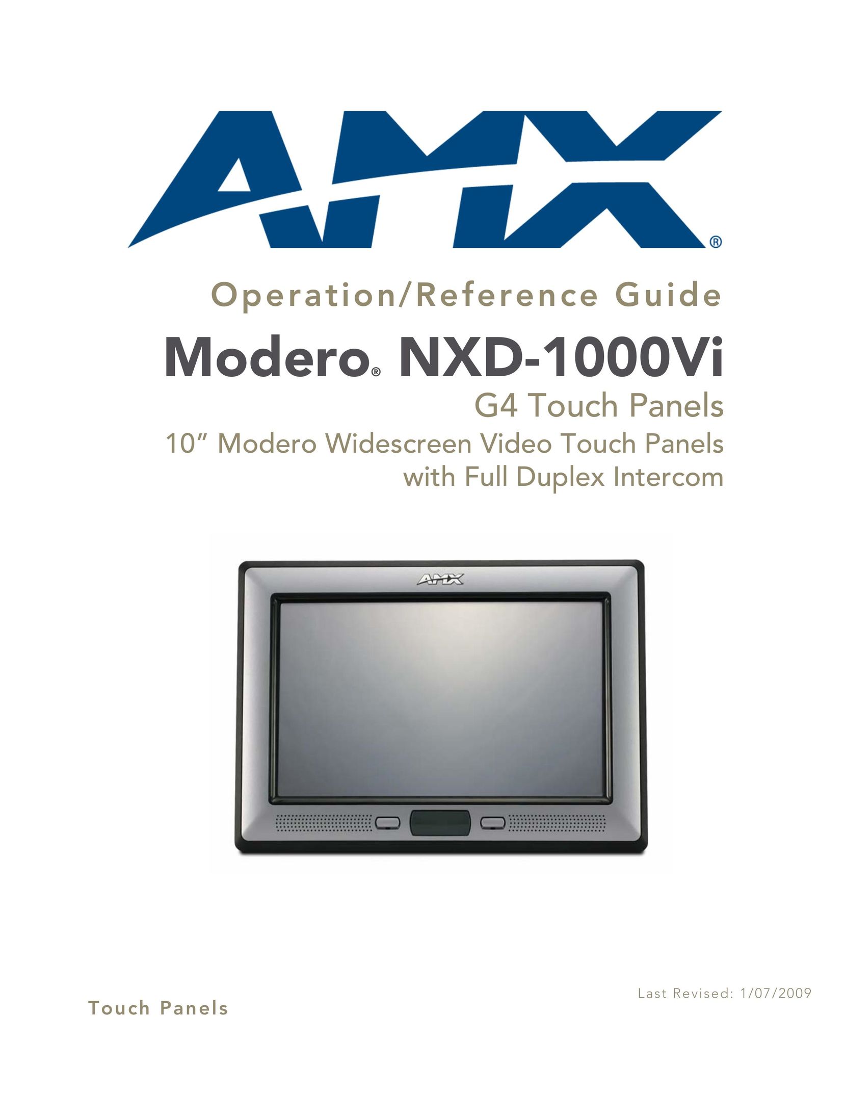 AMX NXD-1000Vi Computer Monitor User Manual