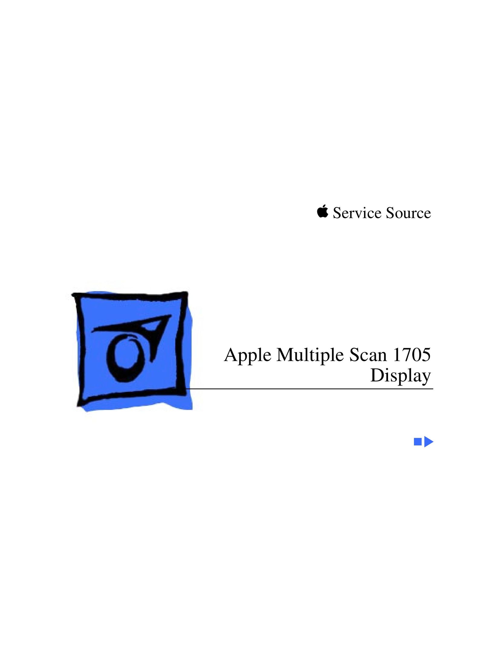 Apple 1705 Computer Monitor User Manual
