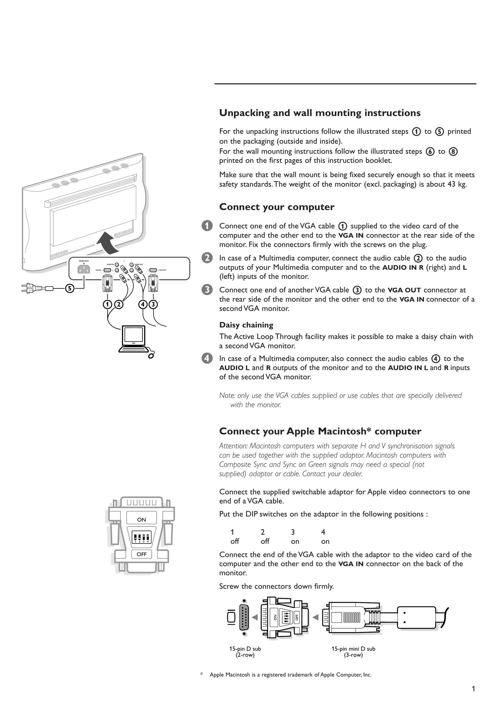 Apple Computer Monitor Computer Monitor User Manual