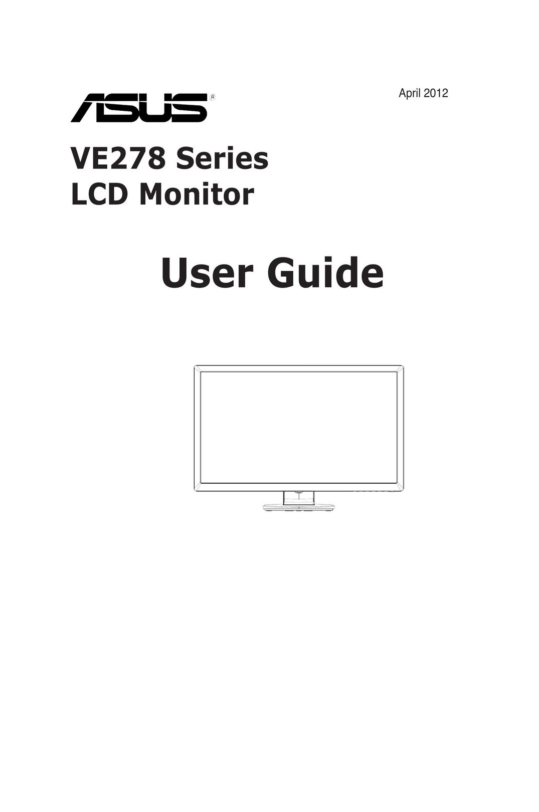 Asus 90LMB5101T010OUL Computer Monitor User Manual