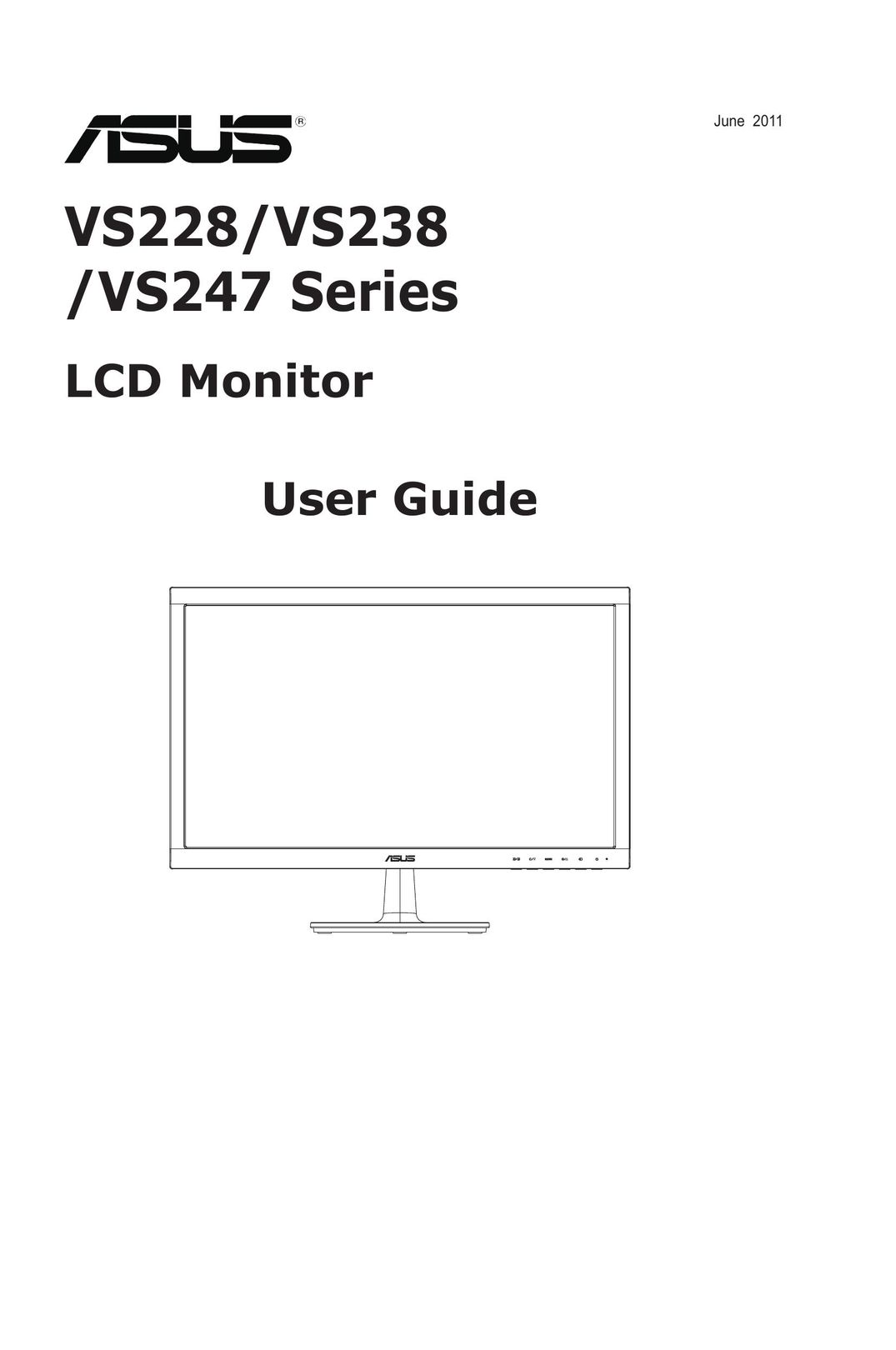 Asus 90LME1101T5004UL Computer Monitor User Manual
