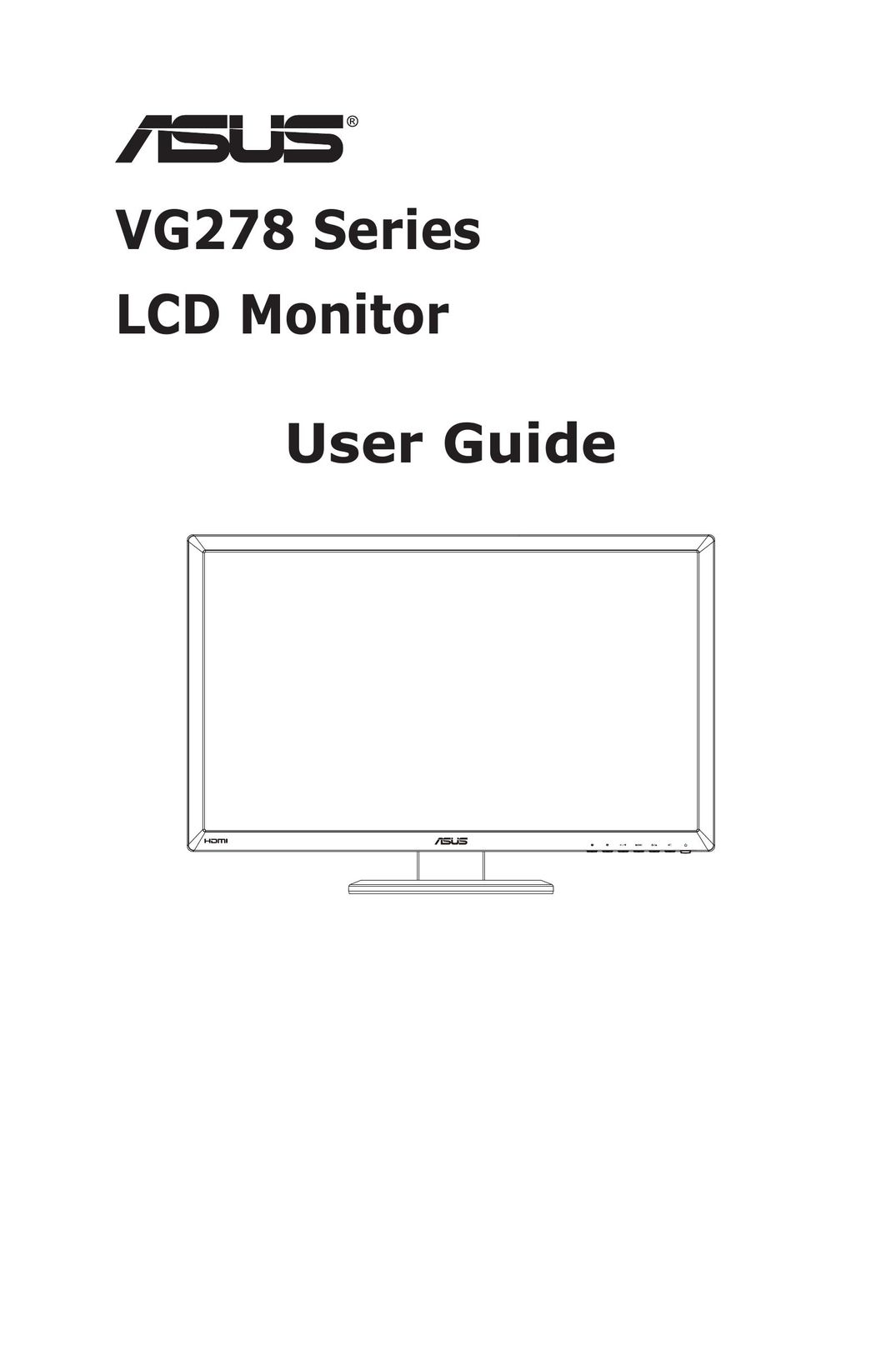 Asus 90LME6001T510N1C Computer Monitor User Manual