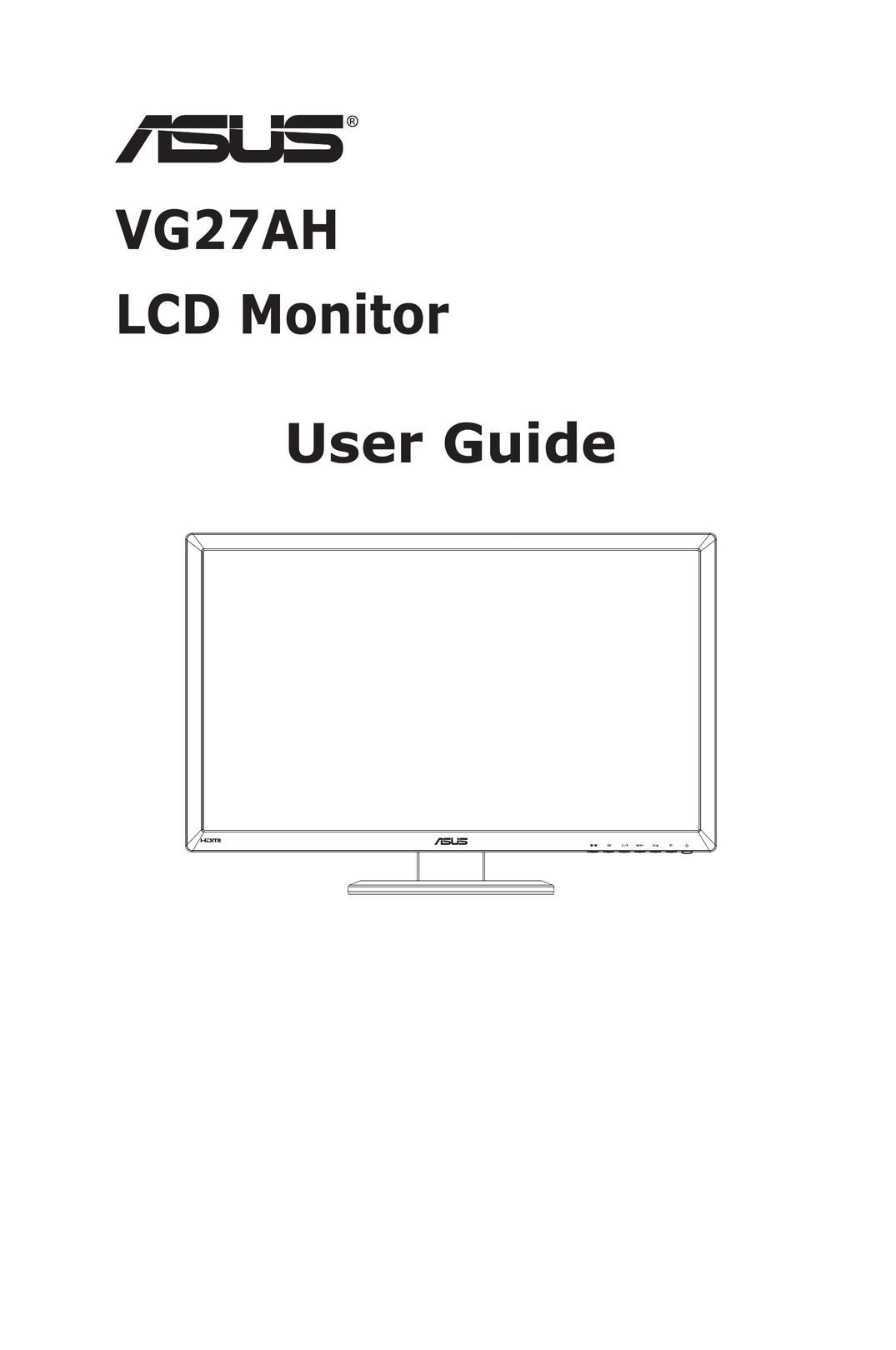 Asus 90LMGE001T0223UL Computer Monitor User Manual