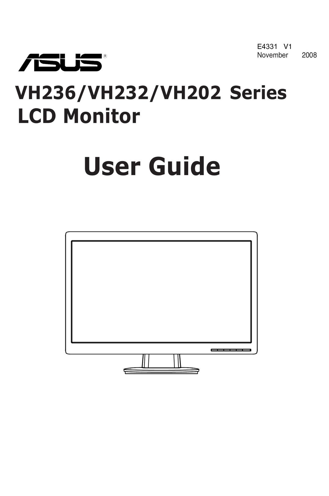 Asus E4331 Computer Monitor User Manual