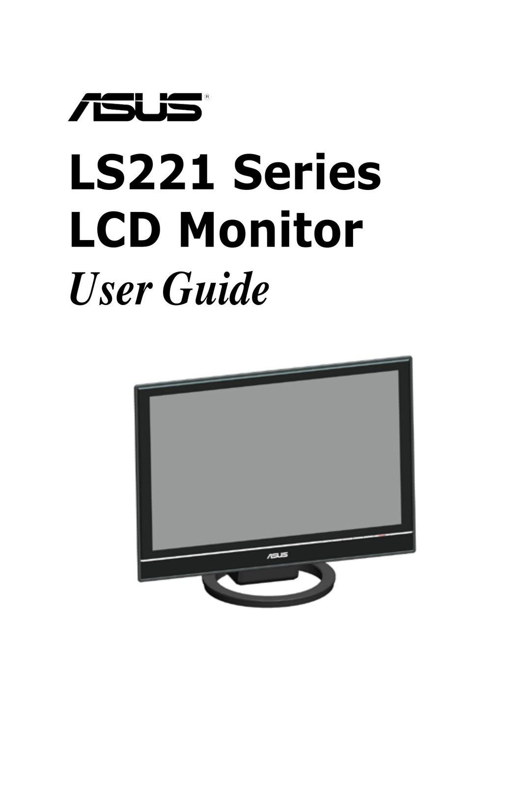 Asus LS221 Computer Monitor User Manual