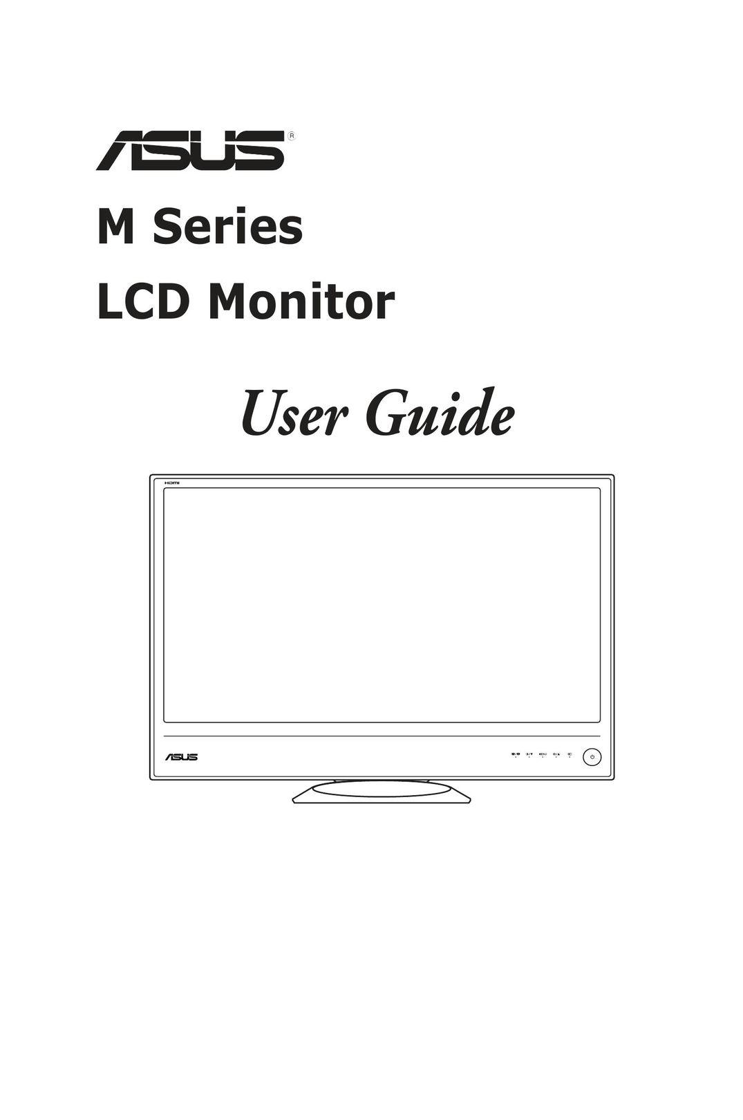 Asus M SERIES Computer Monitor User Manual