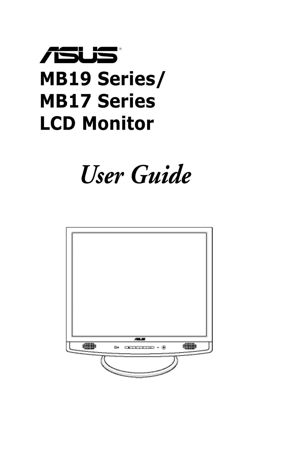 Asus MB17 Computer Monitor User Manual