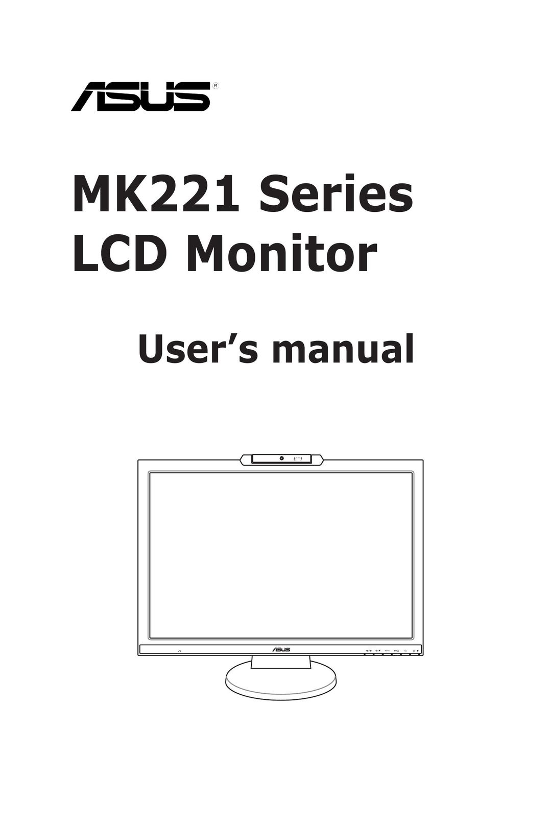 Asus MK221 Computer Monitor User Manual