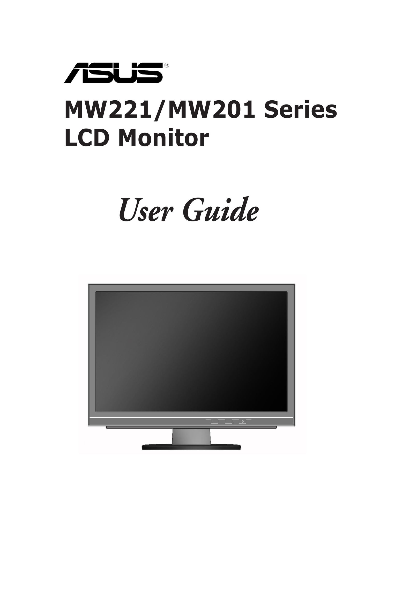 Asus MW201 Computer Monitor User Manual