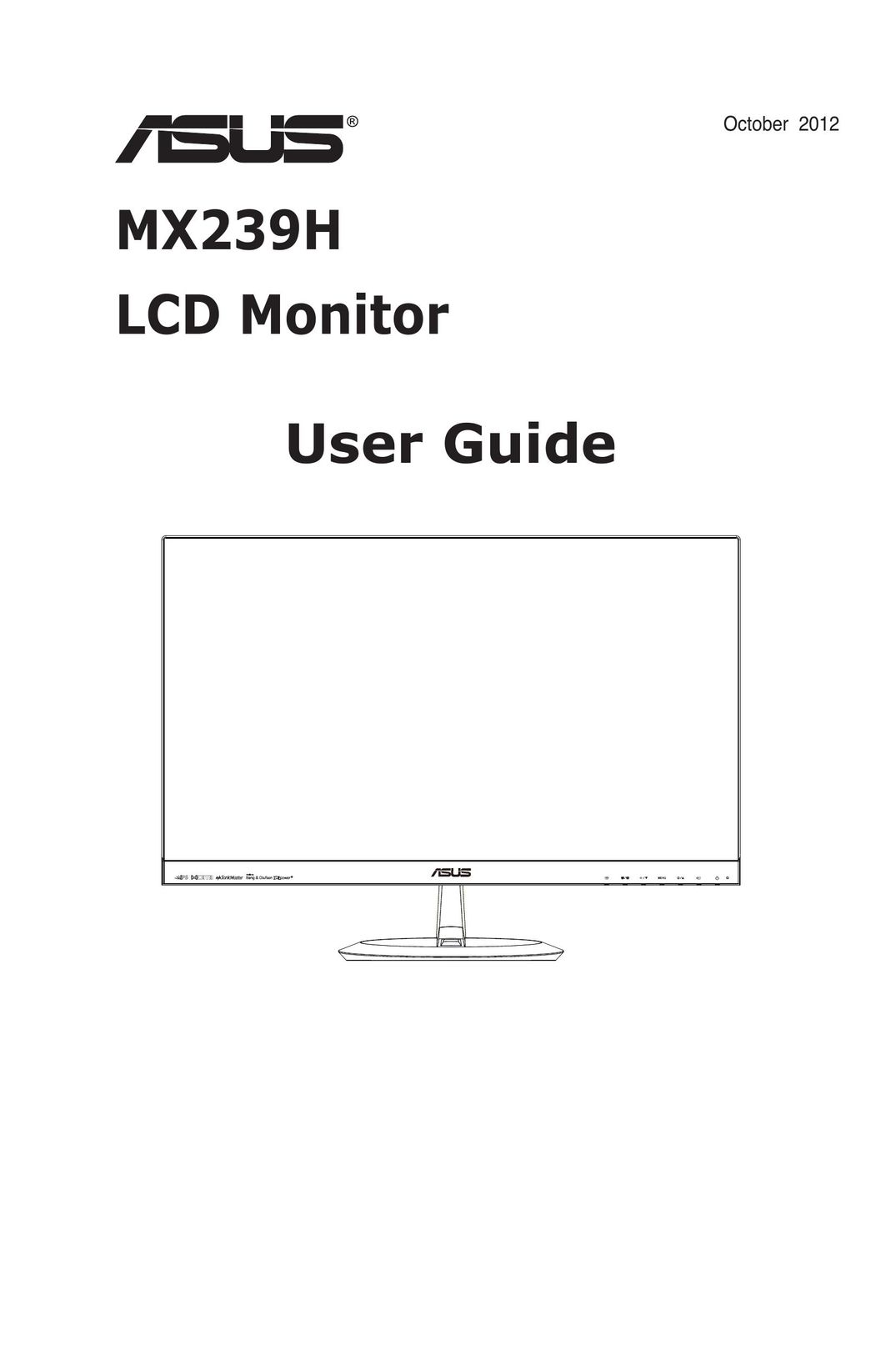 Asus MX239H Computer Monitor User Manual