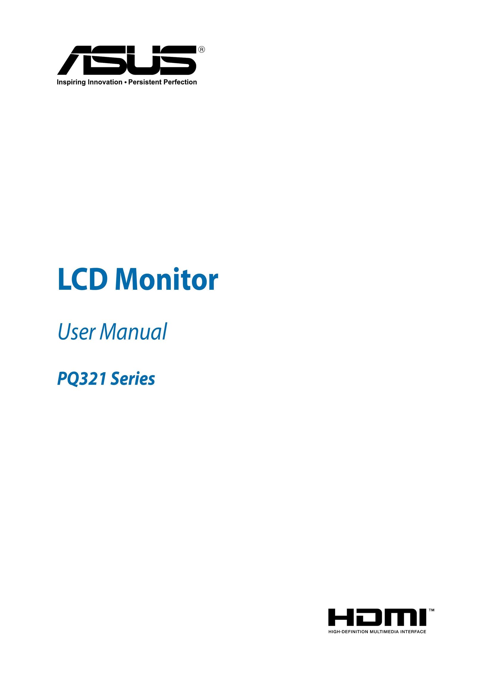 Asus PQ321Q Computer Monitor User Manual