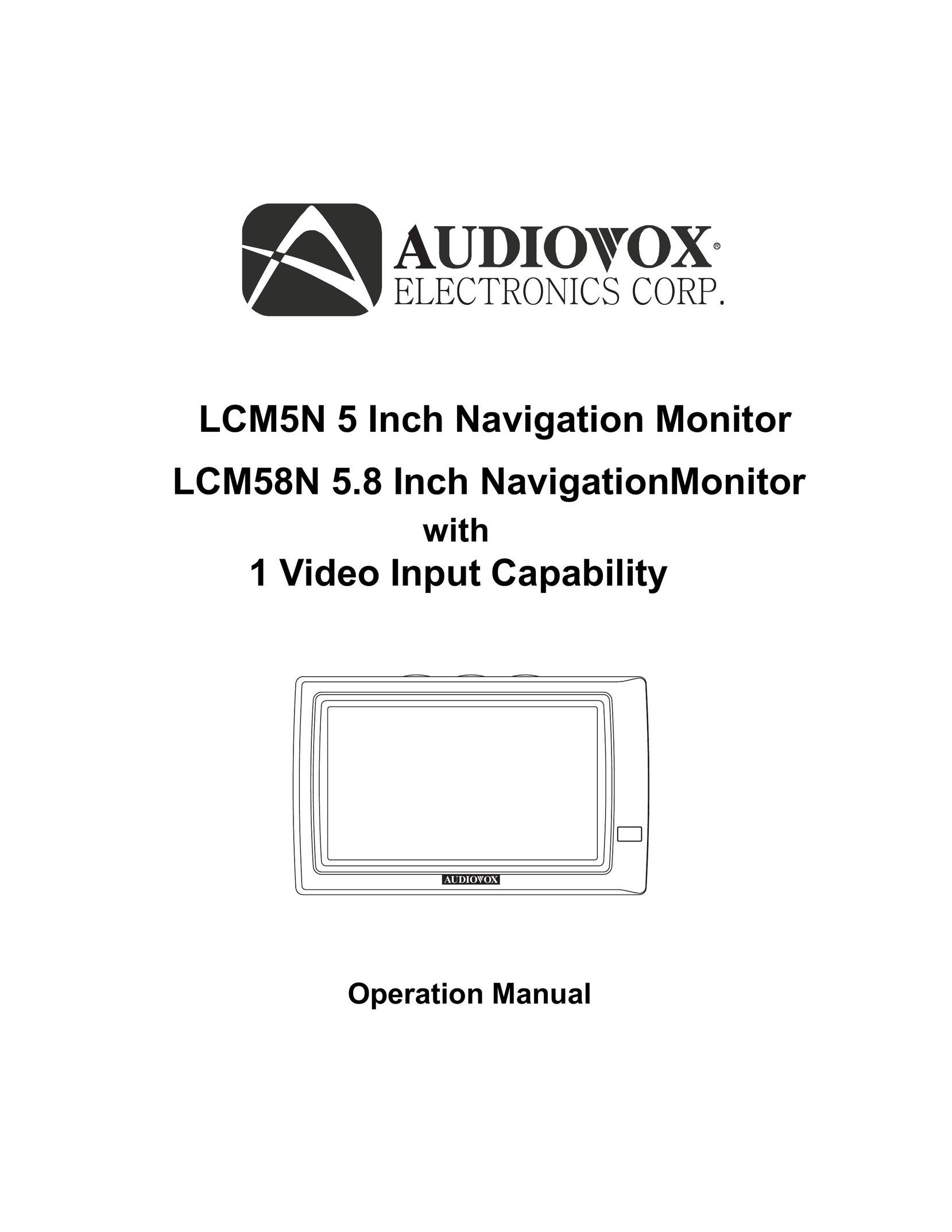 Audiovox LCM58N Computer Monitor User Manual