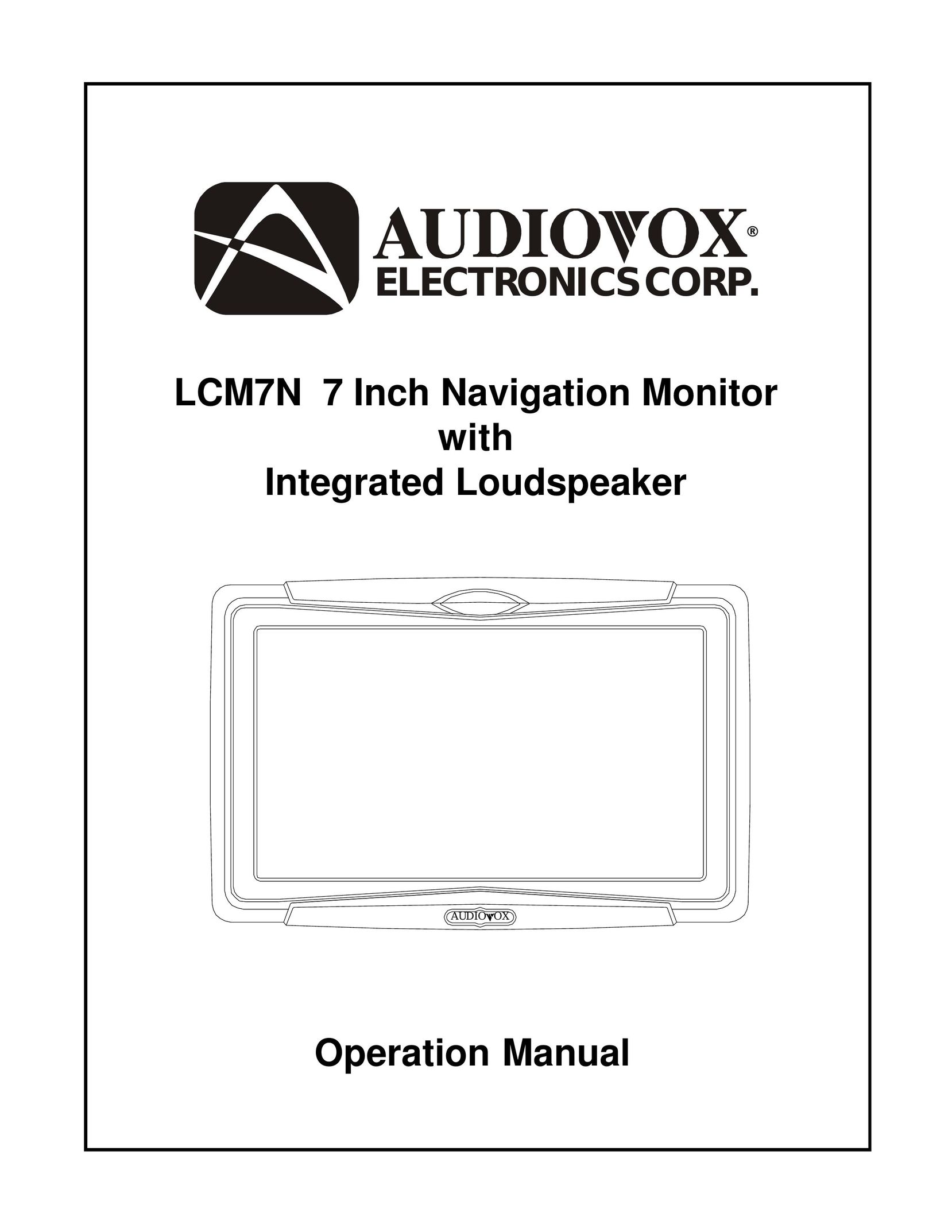 Audiovox LCM7N 7 Computer Monitor User Manual