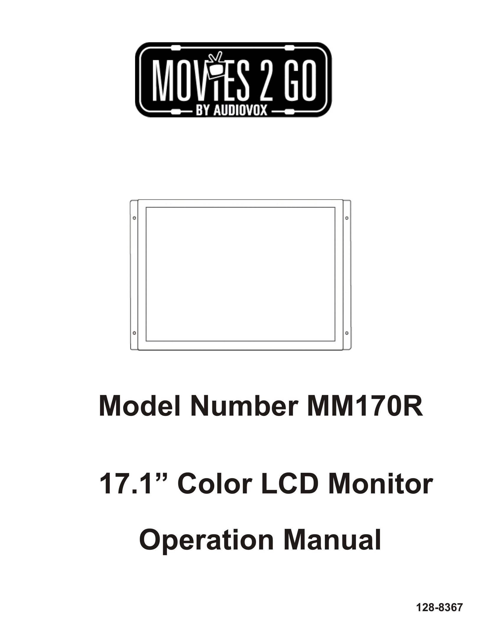 Audiovox MM170R Computer Monitor User Manual