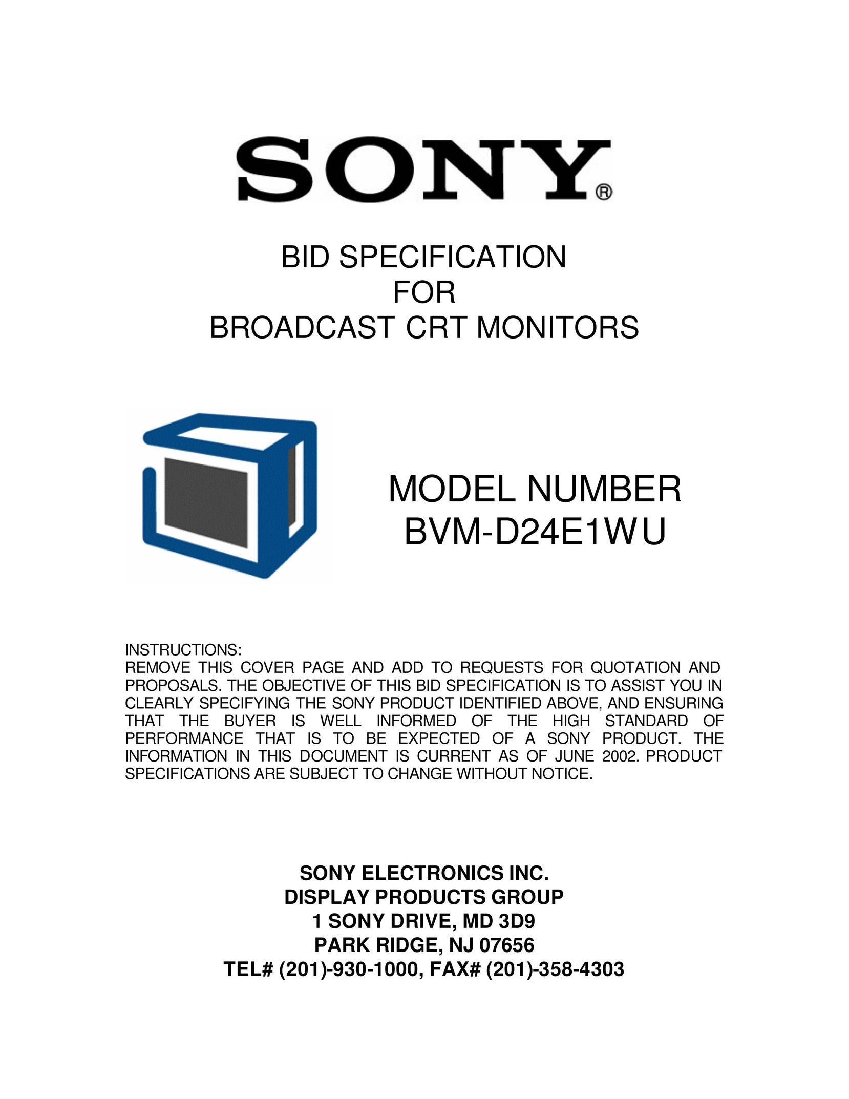 Balcar BVM-D24E1WU Computer Monitor User Manual