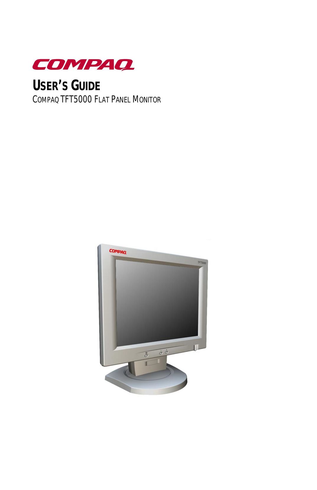 Compaq 5000 Computer Monitor User Manual