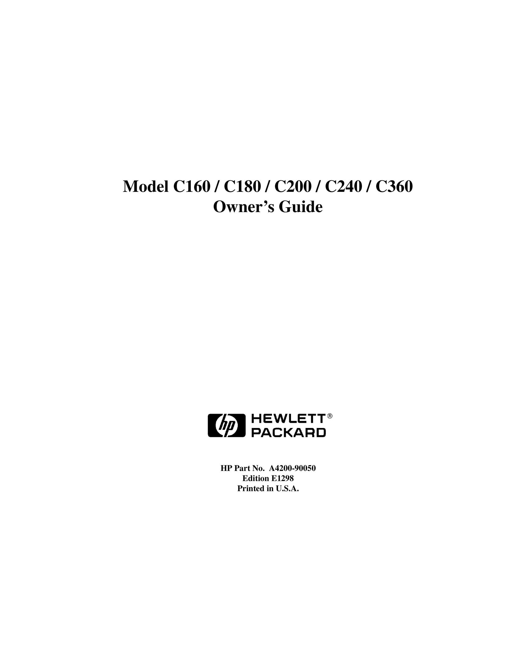Compaq C180 Computer Monitor User Manual